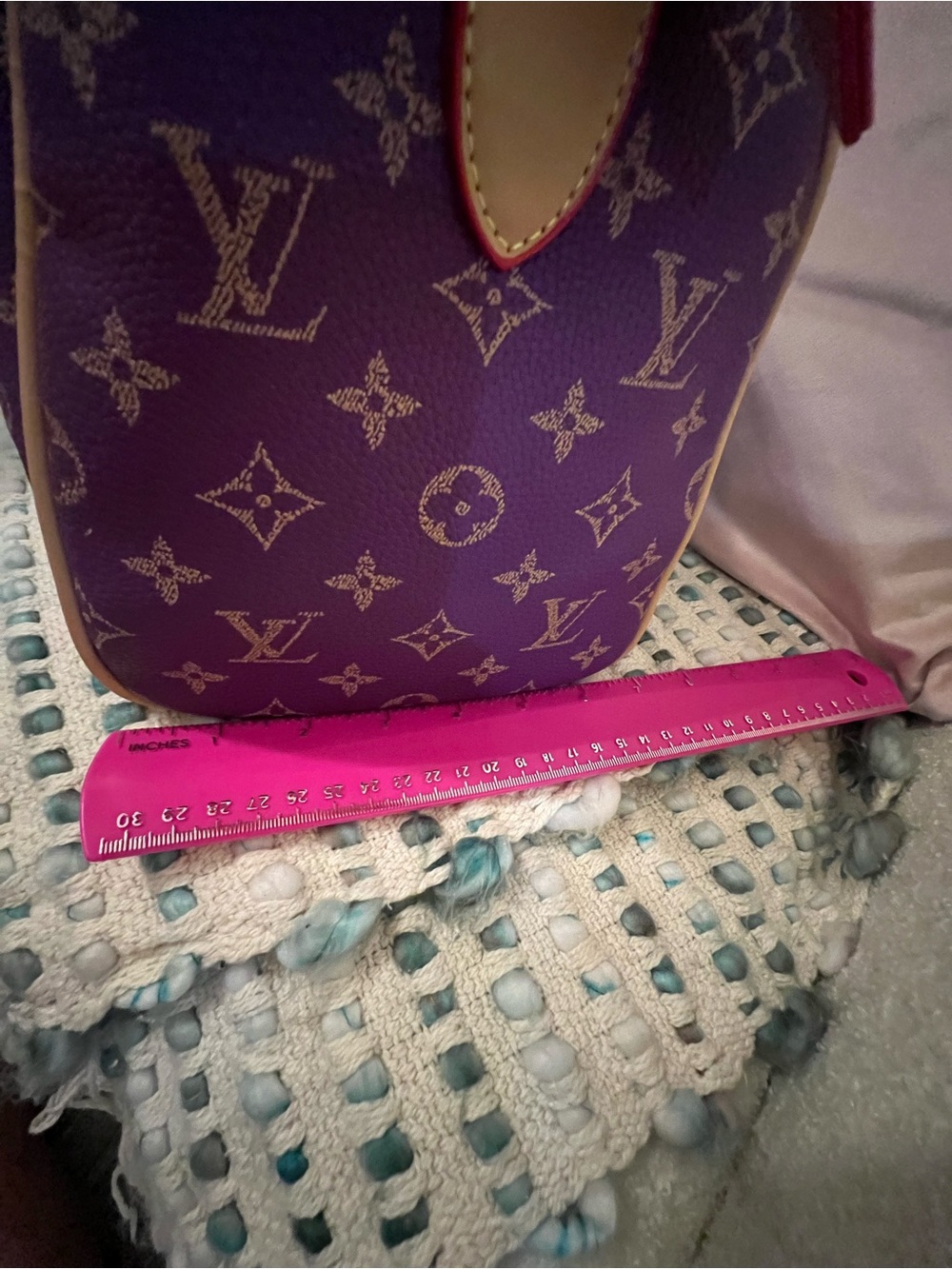 INSPIRED Purple Monogram Bandoulière Crossbody with Pouch - Picture 12 of 14